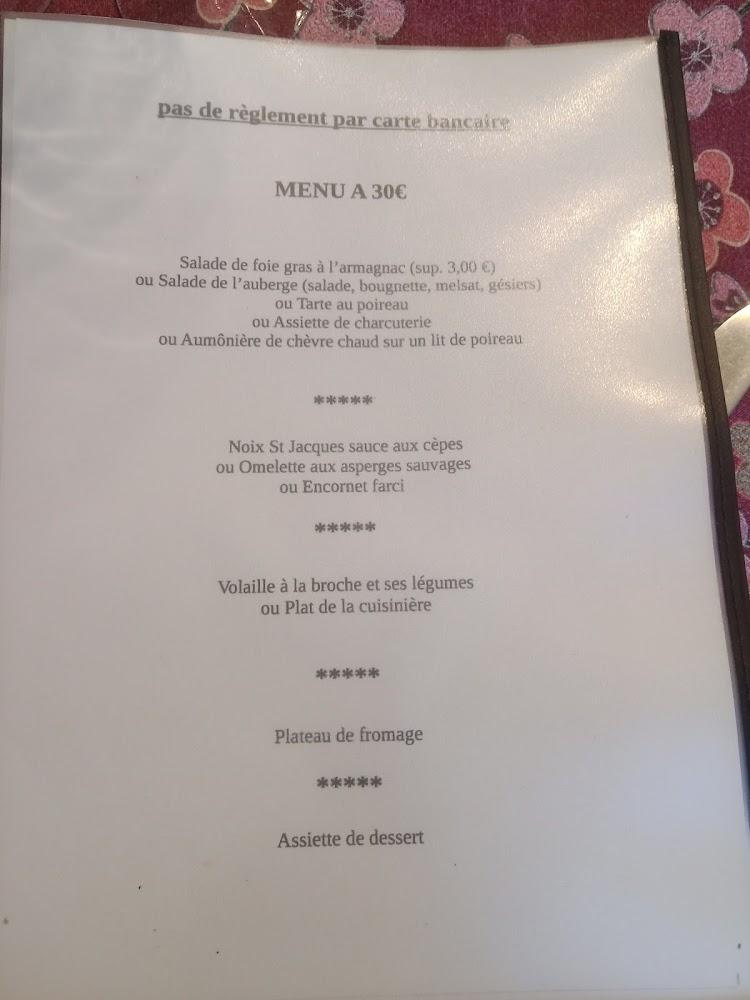 auberge vigneronne - Menu Image 2